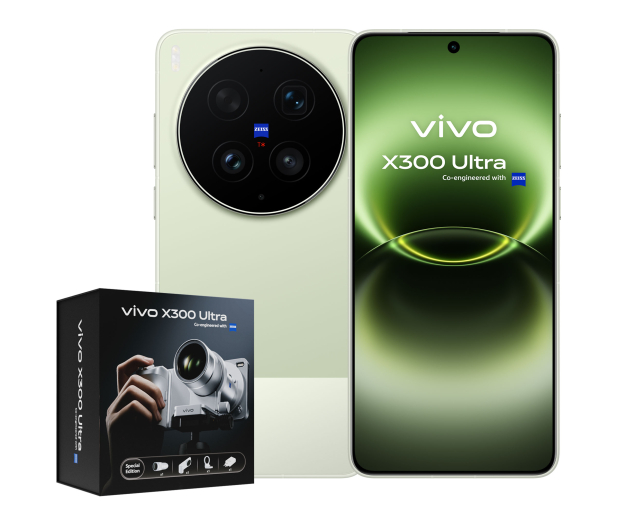 vivo X300 Ultra 16GB/1TB Zielony Photography Kit (BOX) - 1518328 - zdjęcie